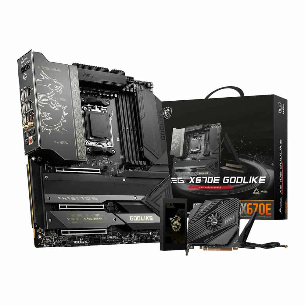 (image for) MSI AMD MEG X670E GODLIKE AM5 DDR5 WiFi 6E E-ATX Motherboard